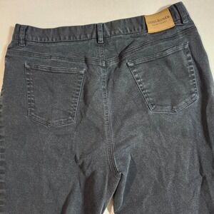 Lauren Ralph Lauren Jeans Co. Black Wash Denim Jeans Classic Fit Women's Size 16